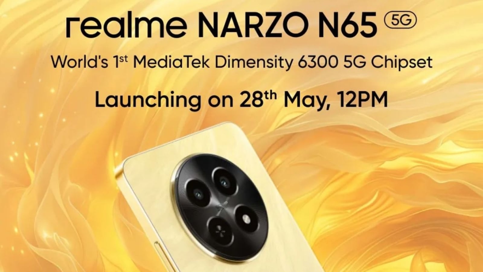 Anunciada a data de lançamento do Realme Narzo N65 5G na Índia – Confira as especificações esperadas, recursos e mais