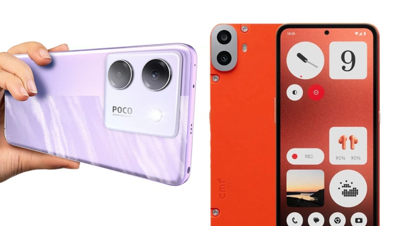 Poco M7 Pro vs CMF Phone 1: desempenho, câmera e muito mais comparado