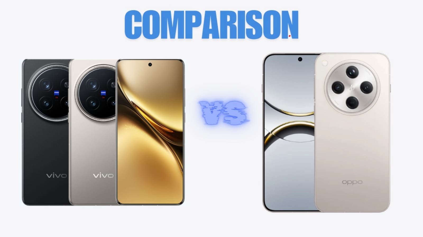 Vivo X200 Pro vs Oppo Find X8 Pro: Qual smartphone com MediaTek Dimensity 9400 comprar?